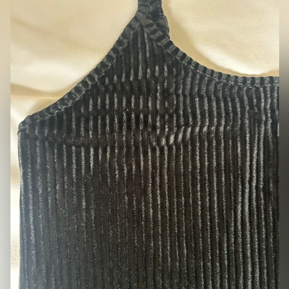 Colsie Black Ribbed Mini Dress - Picture 2 of 4